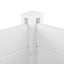 Premium Vinyl Privacy Fence Panels Kit - White