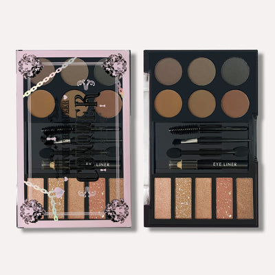 Paleta de Polvo de Sombra de Ojos y Cejas Premium
