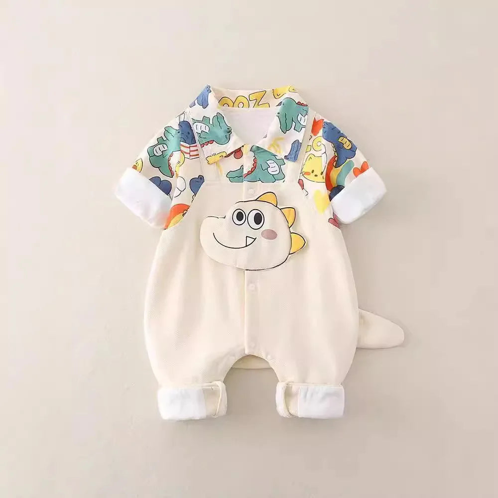 Premium Cotton Newborn Jumpsuit for Infants 0-18 Months
