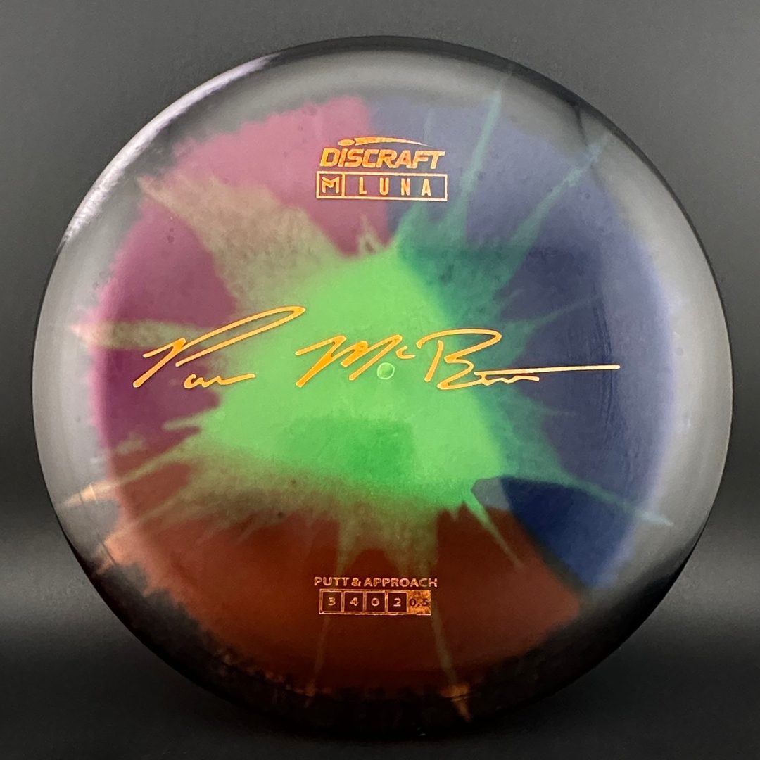 Fly Dye Z Luna Disc Golf Putter - Édition Paul McBeth