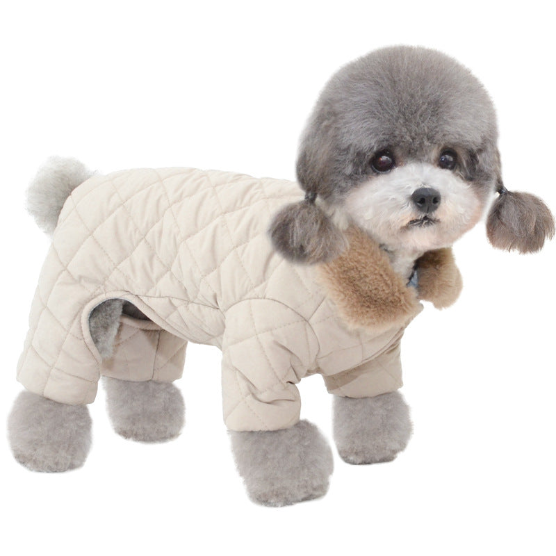 Winter New Pet Cotton Coat Dog Cotton Coat Dog Clothes Pet Clothes Dog Clothes Teddy Clothes - Korvel
