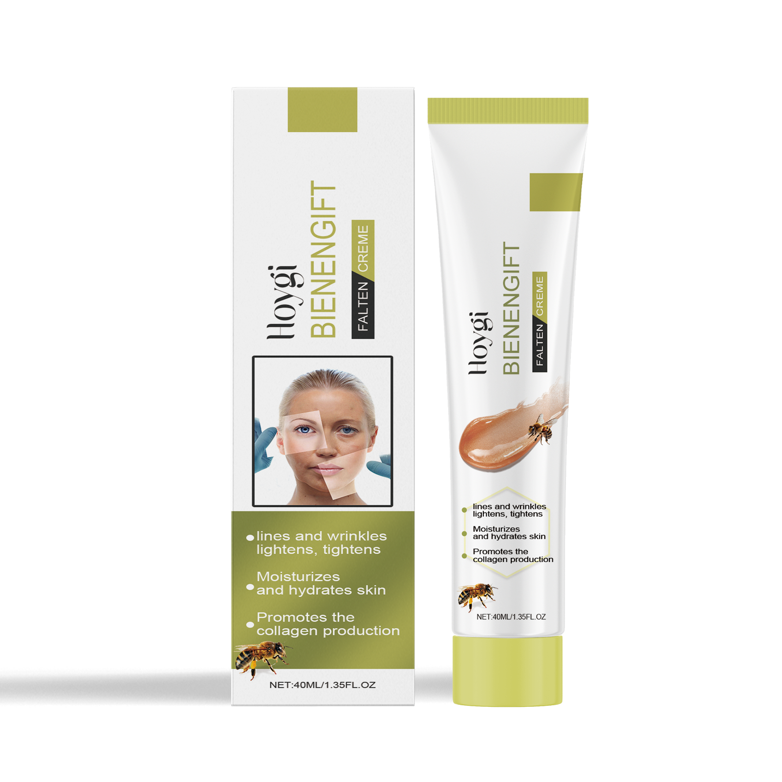 Bee Venom Cream Gently Hydrates And Nourishes Delicate, Tender And Firm Skin Daily Cream - Korvel
