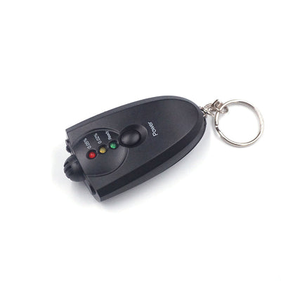 Mini Digital Breathalyzer Key Chain with LED Flashlight