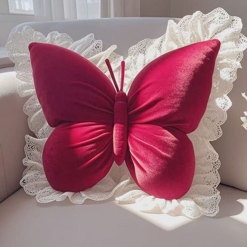 Butterfly Princess Bow Pillow - Elegant Home Decor