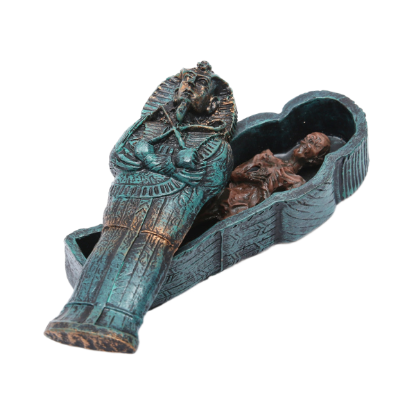 Mummy coffin fish tank resin ornaments - Korvel