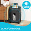 Heavy Duty Cross Cut Paper Shredder - 15 Sheets Capacity
