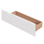 Upholstered Platform Bed with Classic Headboard and 4 Drawers No Box Spring Needed Linen Fabric Queen Size White - Korvel