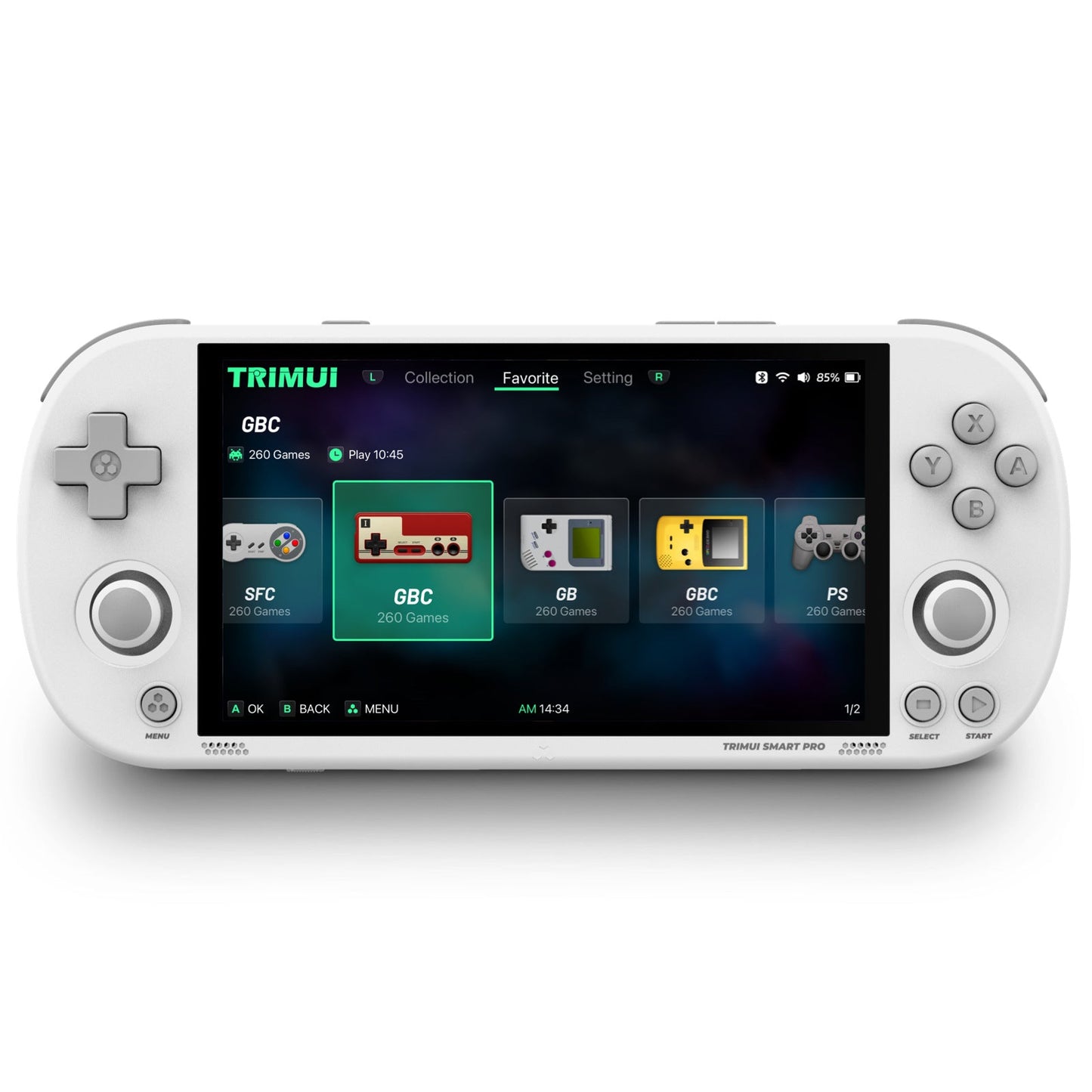 5-inch high-definition wireless open-source mini PS1 handheld game console - Korvel