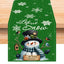 Christmas snowman linen table flag living room dining table decoration tablecloth Christmas restaurant tablecloth coffee table cloth - Korvel
