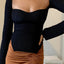 Women's Long Sleeve Knitted Pullover