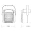 New portable water cooling fan Mini home desktop air conditioner fan USB charging cooling fan - Korvel