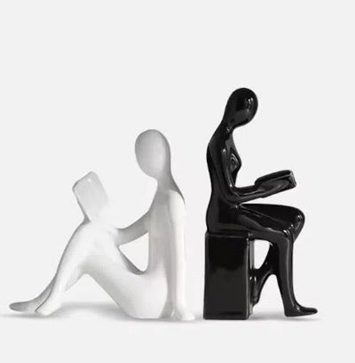 Modern bookends character ornaments home decor living room TV decorations - Korvel