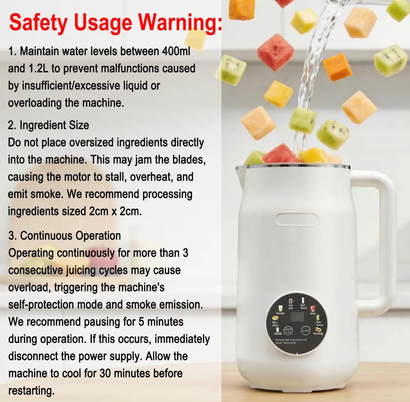 BlendFresh Nut Milk Machine - Premium Plant-Based Beverage Maker