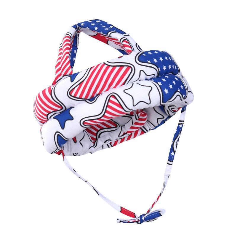 Baby anti-collision hat baby walking anti fall hat children's anti fall head protection hat safe breathable and washable - Korvel