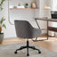 Velvet Office Desk Chair, Modern Home Desk Chair with Wheels , Vanity Chairs for Living Room, Bedroom,Study Room - Korvel