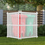 Privacy Screen Panels Kit Air Conditioner Trash Can Enclosure Vinyl white color - Korvel