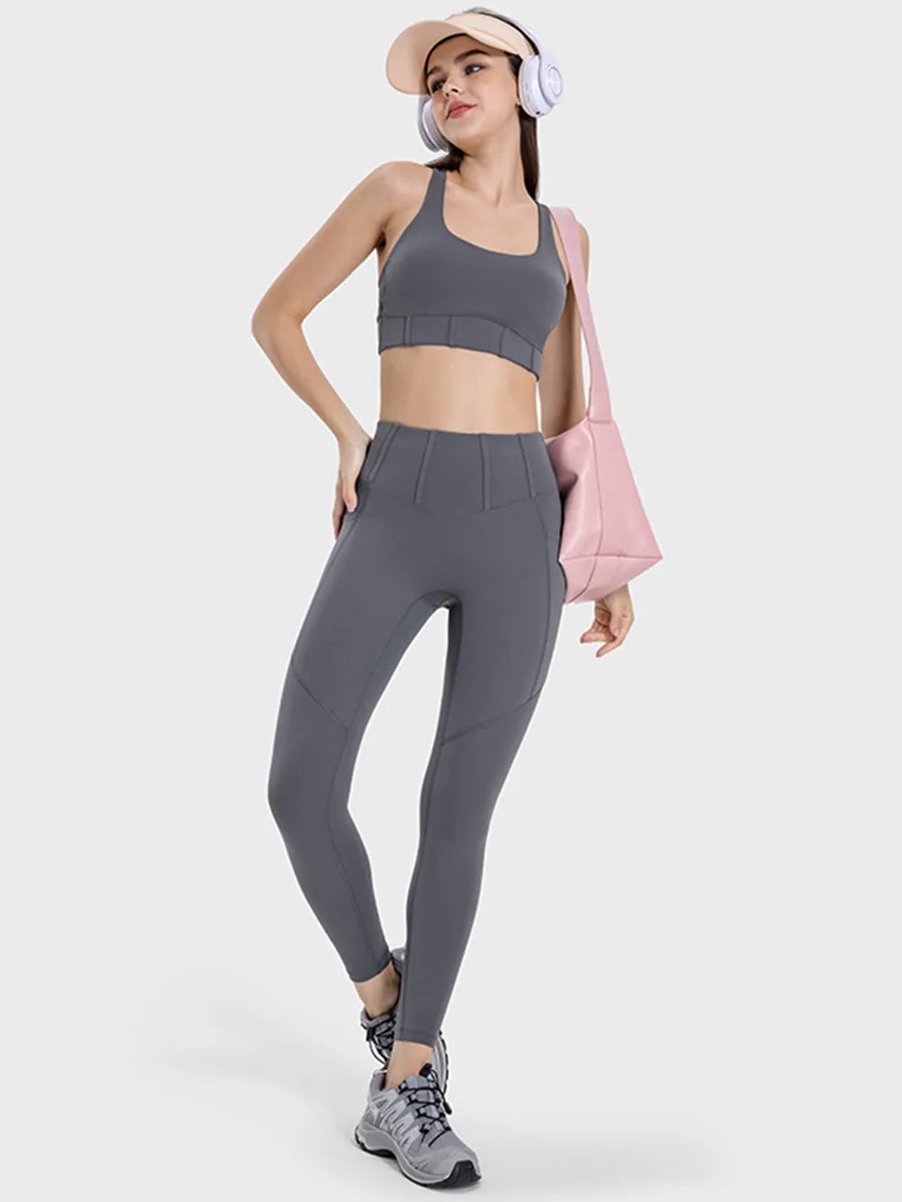 Square Neck Wide Strap Active Tank - Korvel