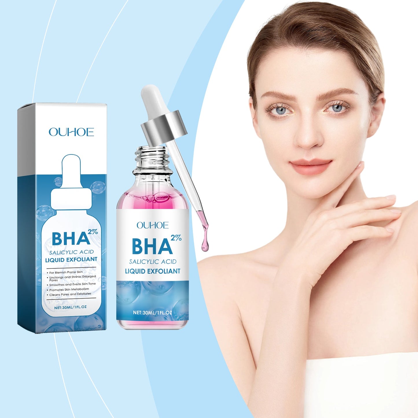 Exfoliating Essence, Effective In Softening Dead Skin, Brightening And Repairing Skin Smooth And Delicate Essence - Korvel
