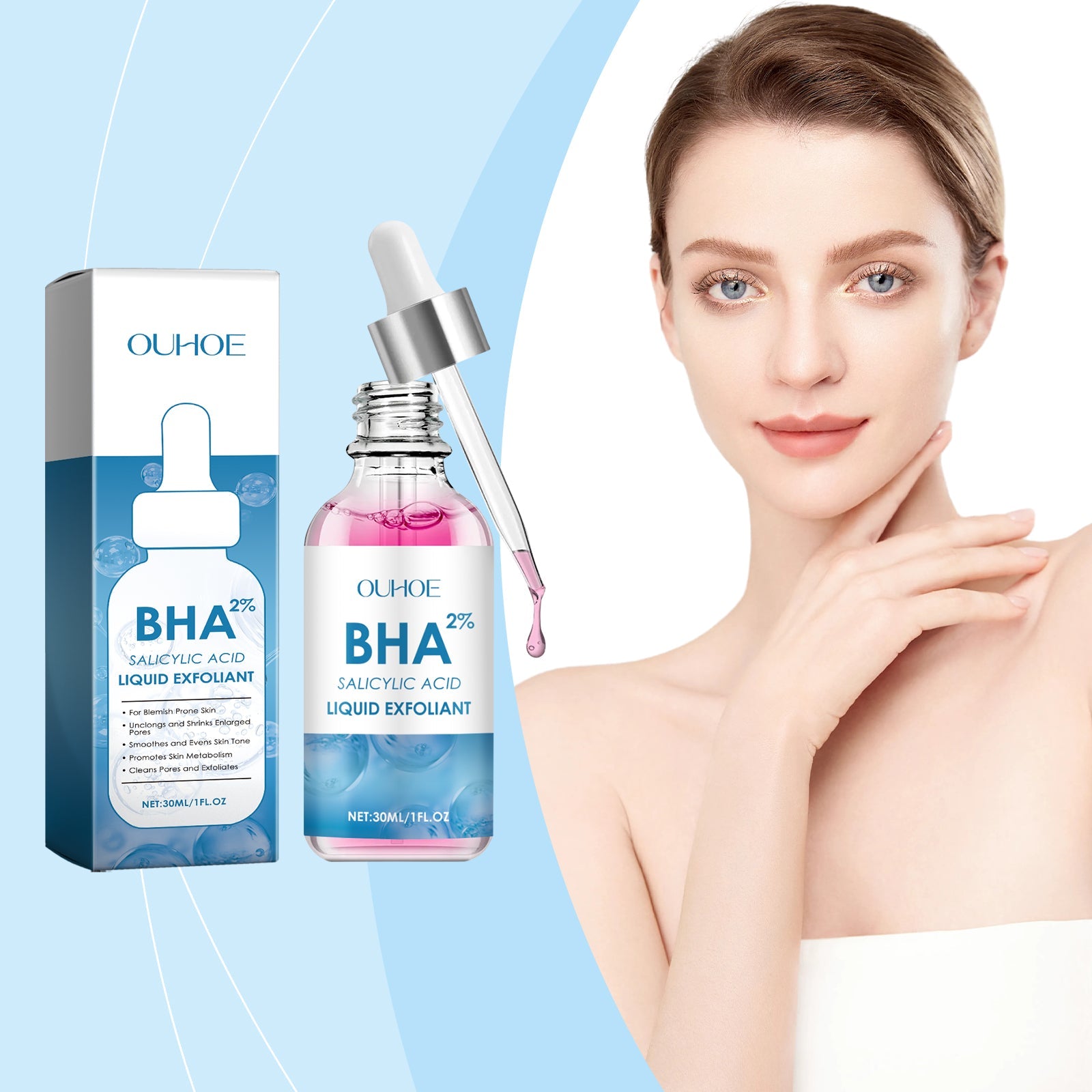 Exfoliating Essence, Effective In Softening Dead Skin, Brightening And Repairing Skin Smooth And Delicate Essence - Korvel