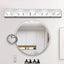 Luz de Maquillaje Moderna LED en Cromo con 5 Accesorios de Acrílico