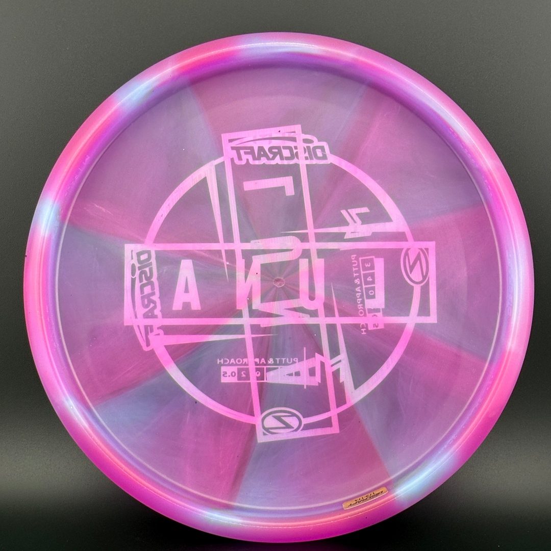 Z Swirl Luna - Stock Z Stamp - Misprint