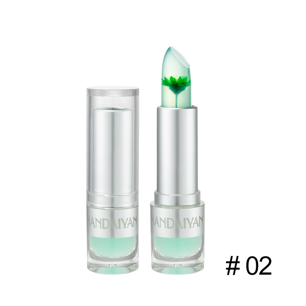 HANDAIYAN Warm Lipstick Flower Color Changing Moisturizing Lipstick Is Not Easy To Fade And Does Not Take Off Makeup - Korvel