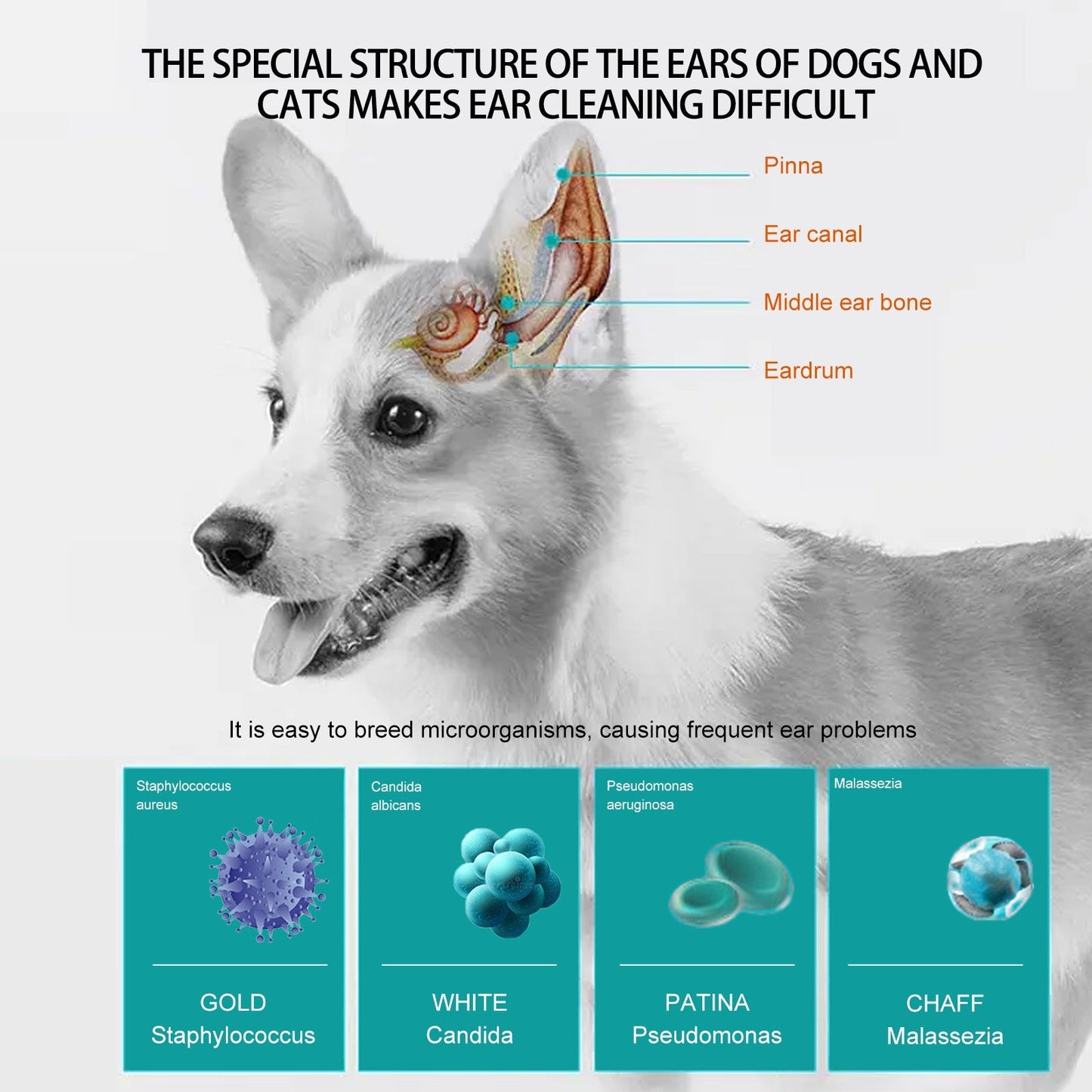 Premium Pet Ear Cleaning Finger Sleeves for Cats and Dogs