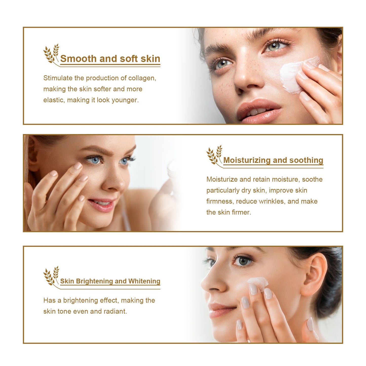 Rice Cream Deeply Hydrates And Restores Skin Barrier, Lighens Spots, Brighens And Even Skin Tone - Korvel