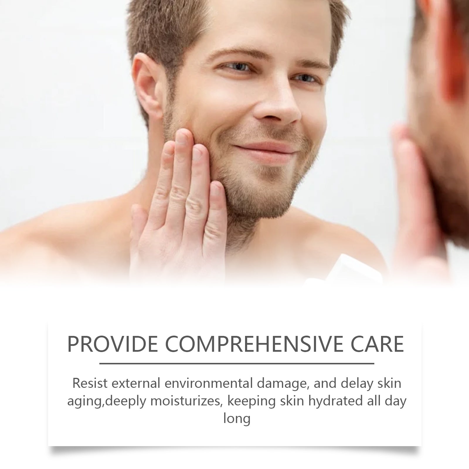 Men's Moisturizer, Deeply Nourishes Facial Skin And Improves Skin Quality - Korvel