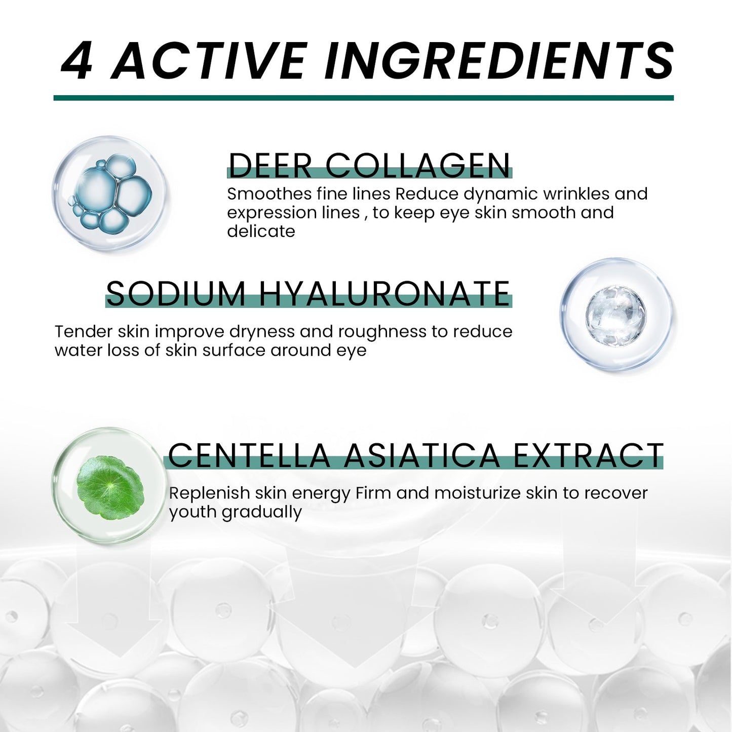 Collagen Firming Eye Cream, Lifts Moisturizes Reduces Fine Lines And Dark Circles Eye Cream - Korvel