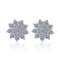 925 Sterling Silver Moissanite Zircon Stud Earrings