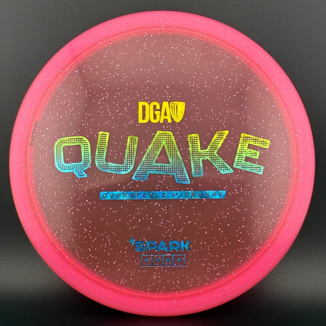 DGA Quake Disc Golf Mid-Range en plastique Spark