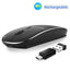 Wireless Mouse Charging Silent 2.4G Mouse Male and Female Portable Desktop Notebook Office - Korvel
