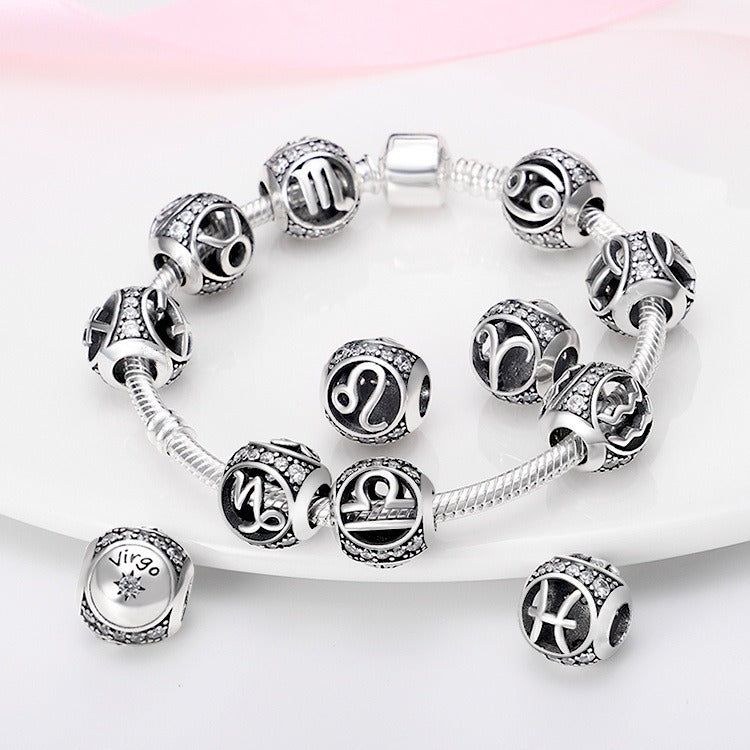 Twelve Constellations Pendant, Pendant, DIY Jewelry Accessories, Bracelet Necklace - Korvel