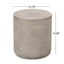 Light Gray Concrete Side Table