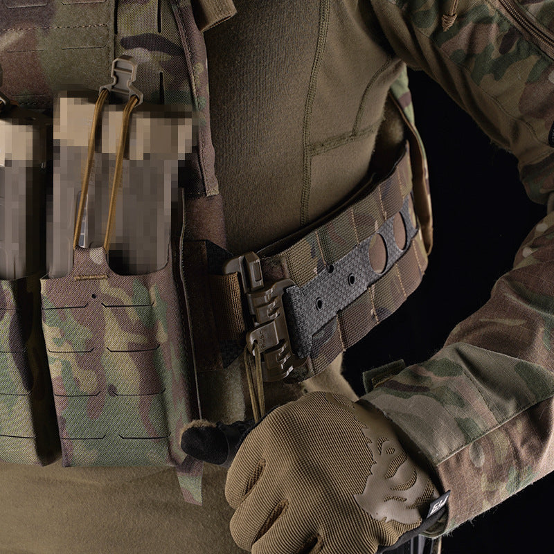 One Pair (2 Pieces) Style 3Ac Kit for FCPC V5 Tactical Vest Cummerbunds, with Quick Release Buckle, made of imported Tegris. - Korvel