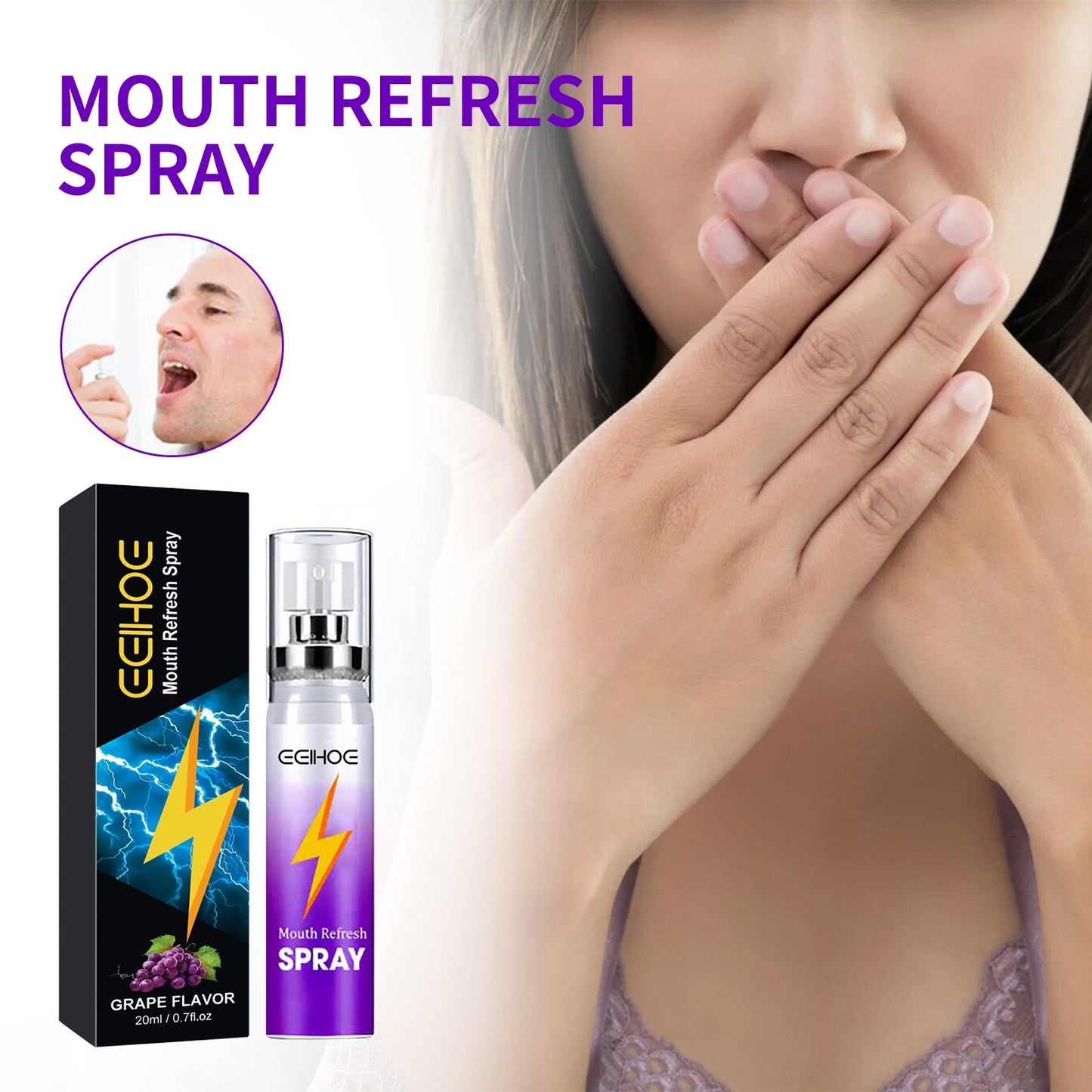 Fresh Mouth Spray - Portable Breath Freshener
