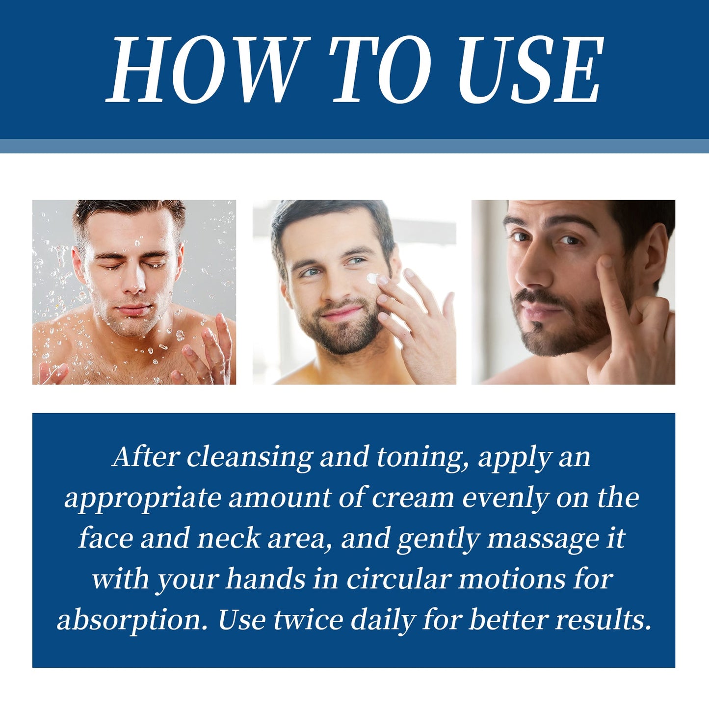 Collagen Wrinkle Remover Cream for Men, Anti Aging Fade Fine Lines Tightening Hydrating Cream - Korvel