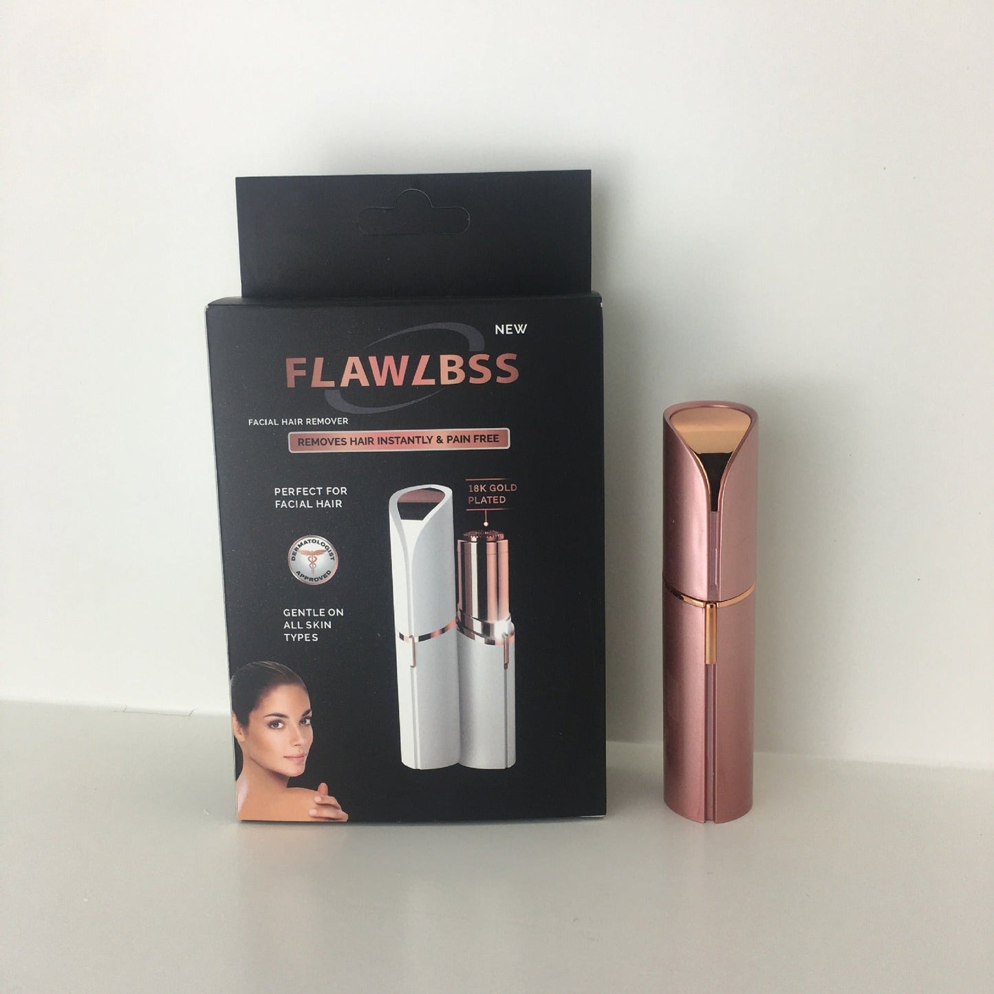 Lipstick eyebrow trimmer, women's shaver, hair remover, electric eyebrow trimmer, charging eyebrow trimmer, hair scraper - Korvel