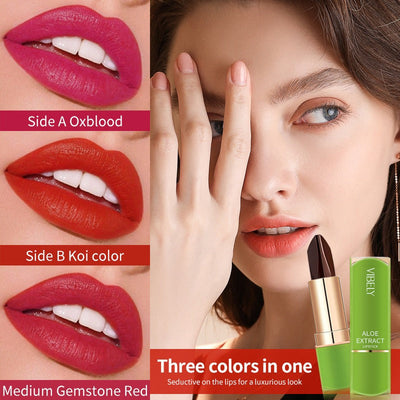 VIBELY Rich Three-Color Lipstick - Moisturizing & Long-Lasting