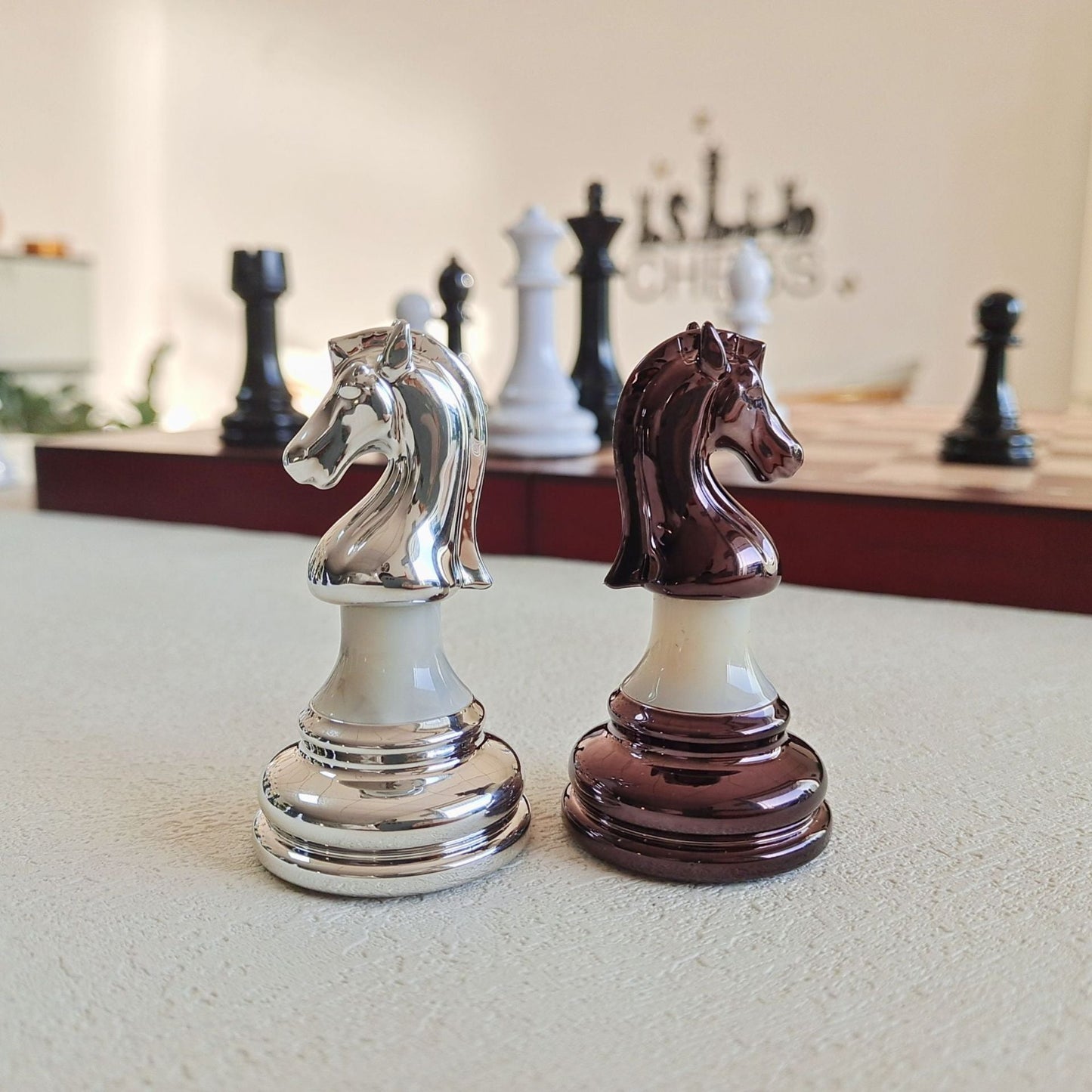 Premium Wooden Chess Pieces Set