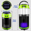 Solar LED Electric Shock Mosquito Killer Lamp Outdoor Waterproof USB Rechargeable Lighting Mosquito Trap - Korvel