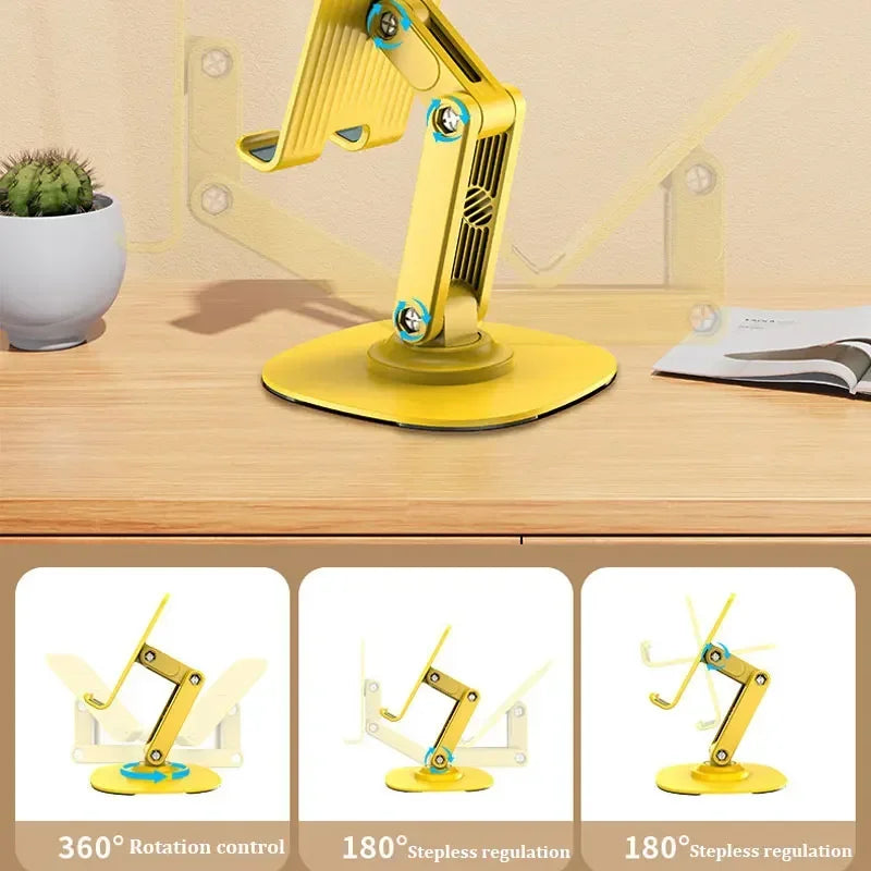Rotating phone stand foldable desktop TV show lazy person tablet phone support stand - Korvel
