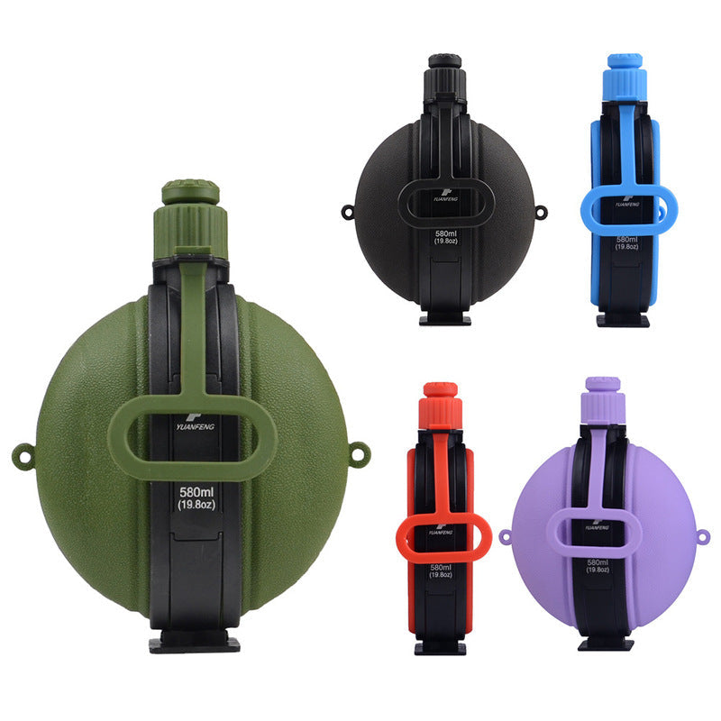 Silicone Folding Water Bottle Manufacturer Outdoor Portable Sports Water Bottle Fitness Hiking Water Bottle 580Ml - Korvel