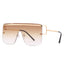 New Style One Piece Sunglasses Fashion Rimless Sunglasses Women's Trendy Sunglasses - Korvel