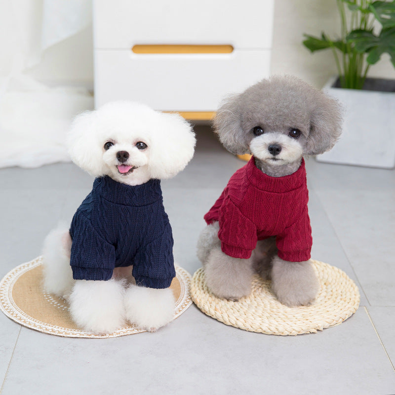 Pull en laine de qualité supérieure pour chiens de petite taille