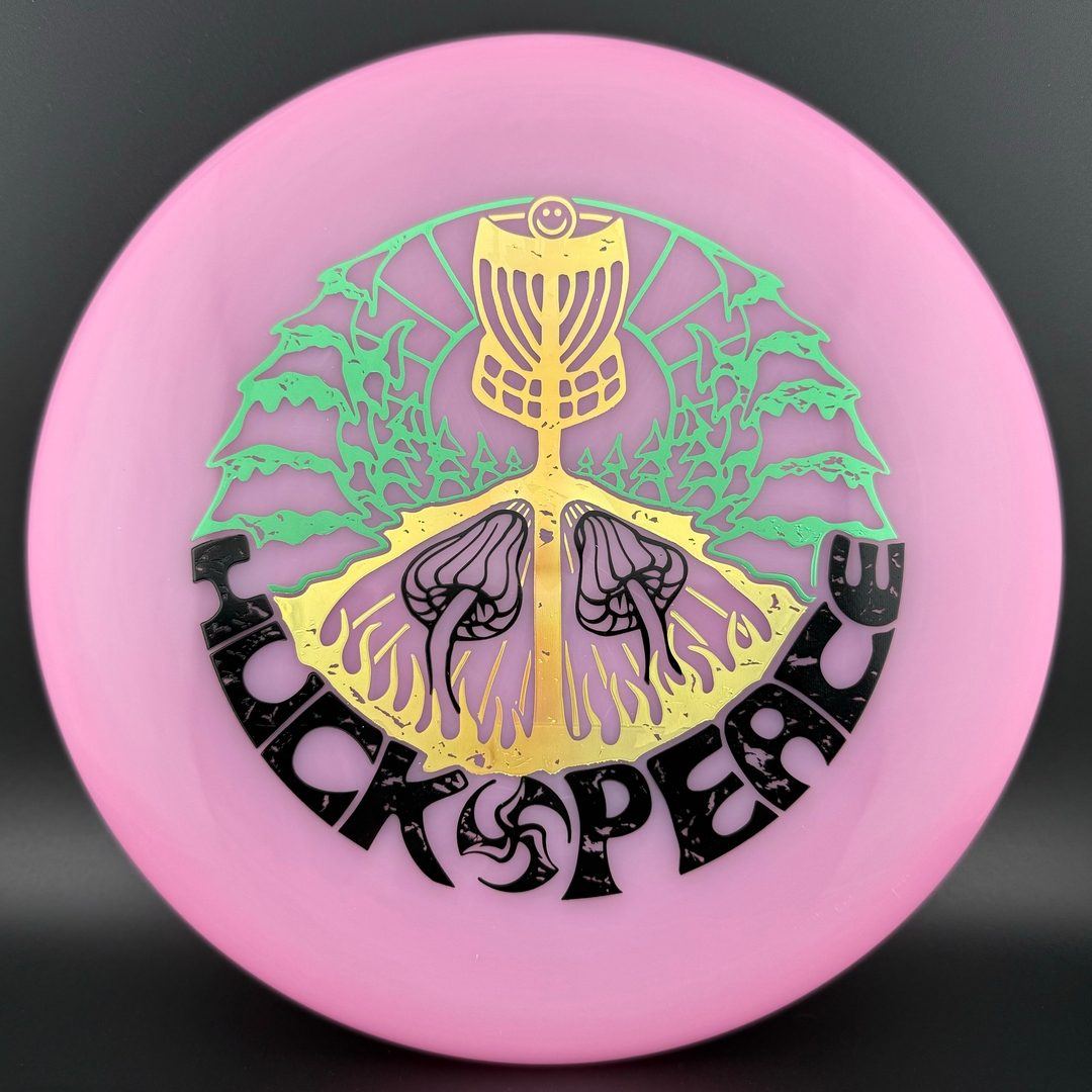 Soft Neo Spore - Huk Lab Peace Triple Foil Stamp Disc