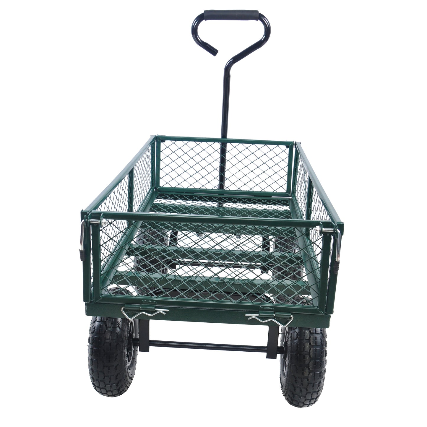 Wagon Cart Garden cart trucks make it easier to transport firewood (green) - Korvel