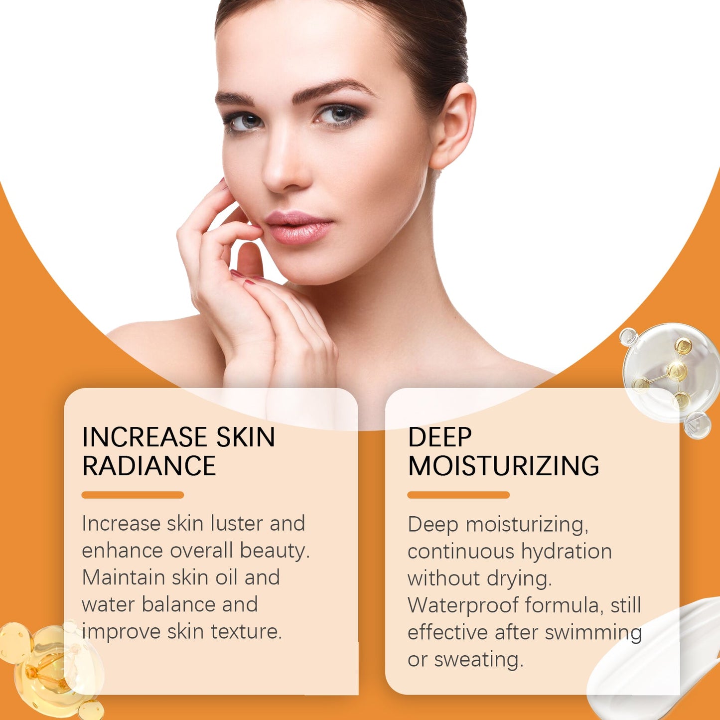 Moisturizing Face Protection Cream Moisturizes Refreshing Breathable and Isolating Outdoor UV Skin Protection Lotion - Korvel