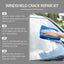 HOMONTH Windshield Crack Repair Kit, Clear Vision Automotive Front Windshield Nano Repair Solution Set - Korvel